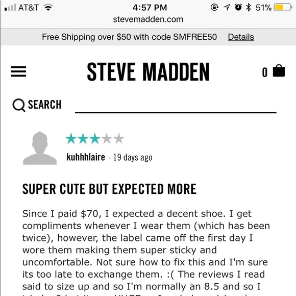 STEVE MADDEN KIMMIE BLACK SANDALS - Picture 8 of 8